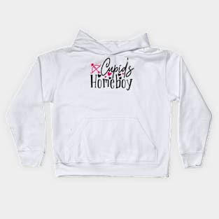 Cupid Is My Homeboy - Funny Valentine's Day Kids Hoodie